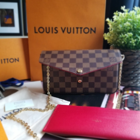LOUIS VUITTON  Felicie Damier ebene - Picture 2 of 16
